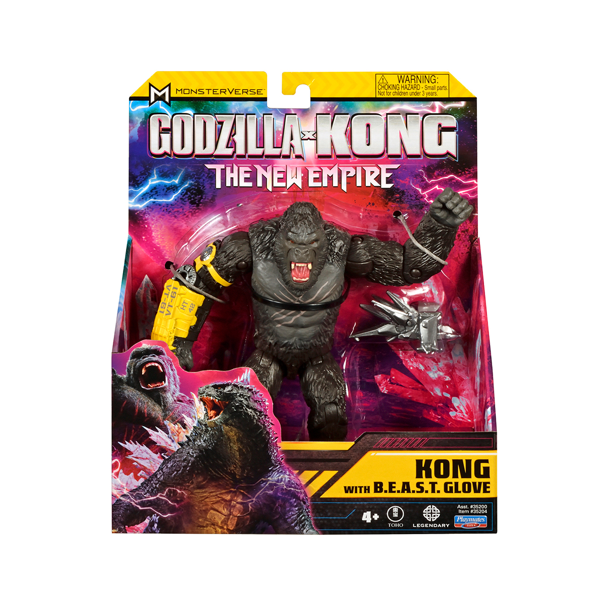 Фигурка Godzilla x Kong – Конг со стальной лапой за 595.00 грн. ✓ Купить  Godzilla vs. Kong | KIDDISVIT. Іграшки від світових брендів