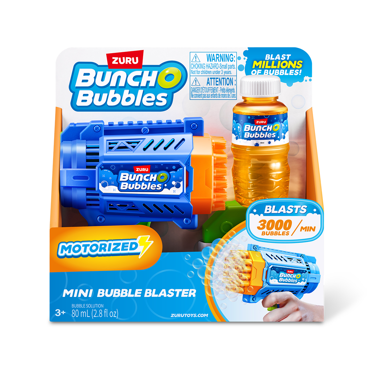 Игровой набор Bunch O Bubbles серии Mini - Бластер с мыльными