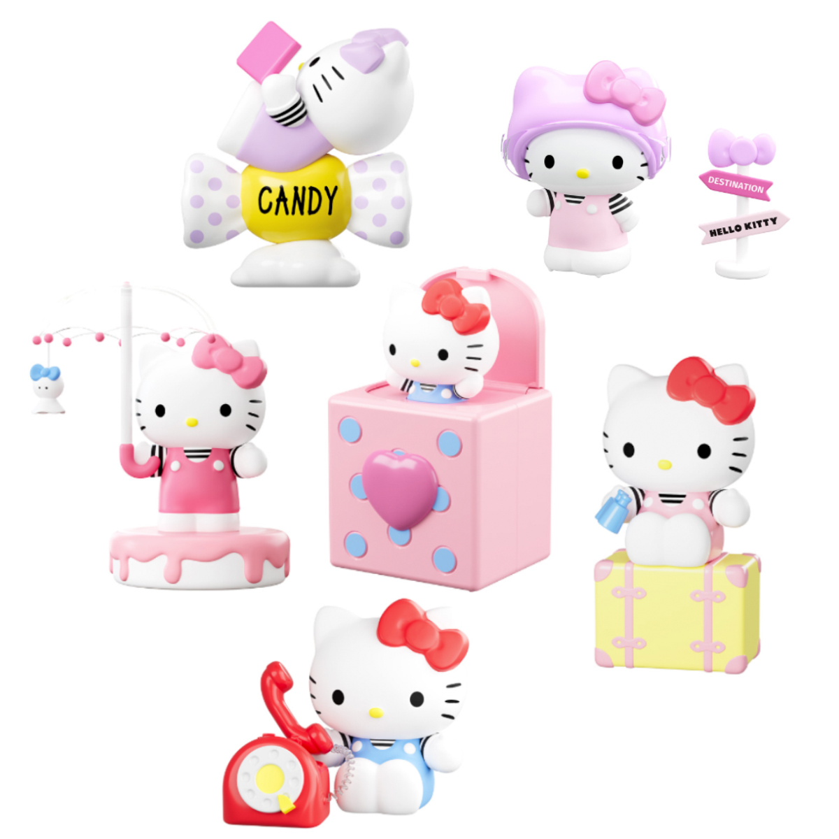Механічна іграшка-сюрприз Pop Top Hello Kitty – Милий сигнал за