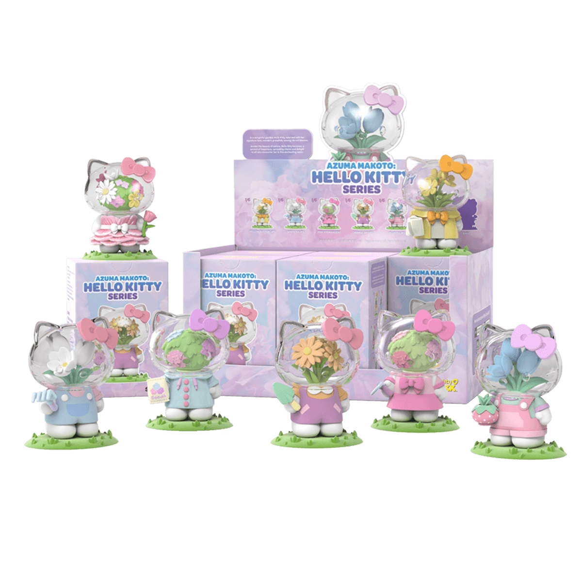 HELLO KITTY 2009 NSX 2つセット Коллекционная фигурка Mighty Jaxx серии Sanrio: Azuma Makoto