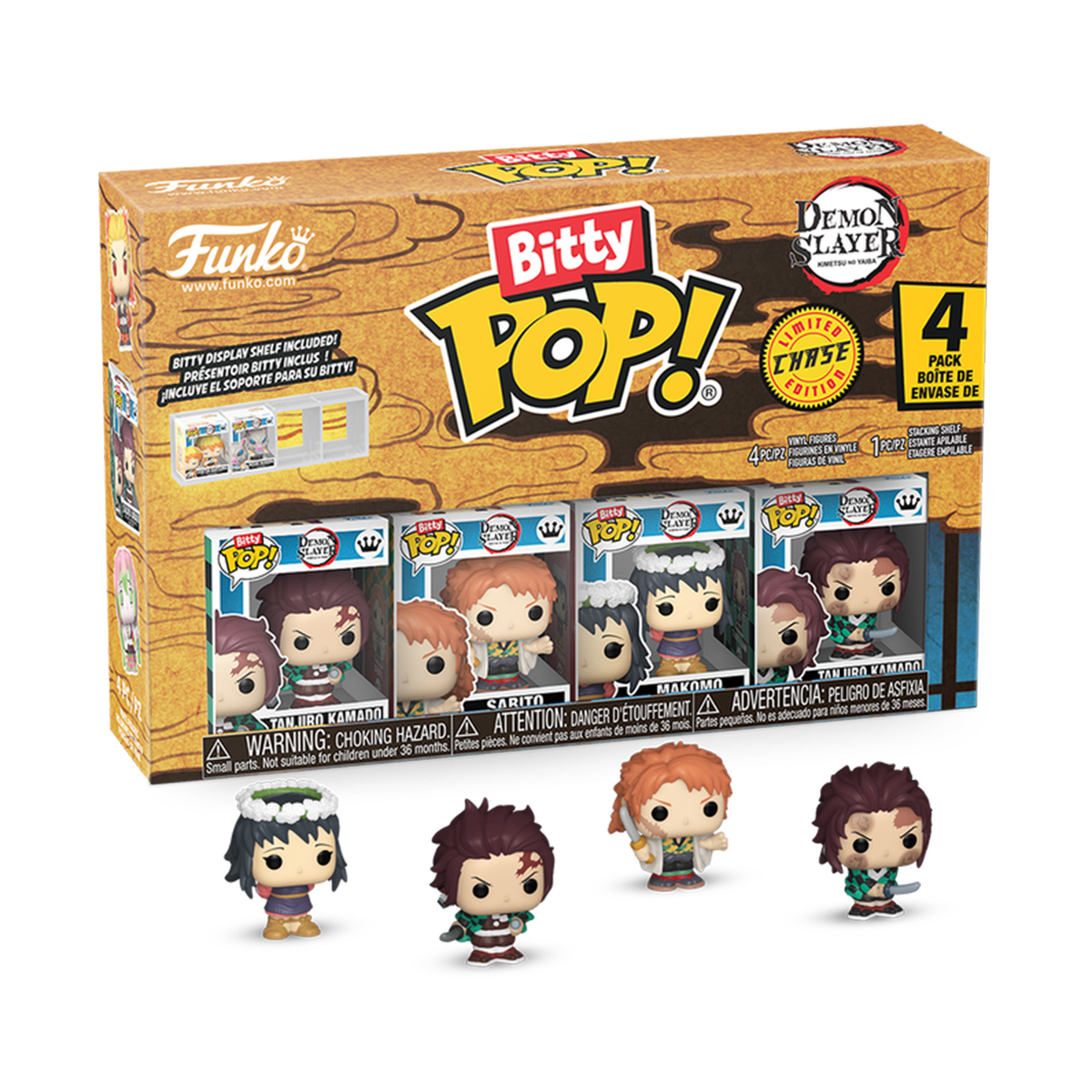 Набор игровых фигурок Bitty POP! серии Убийца демонов (4 фигурки в