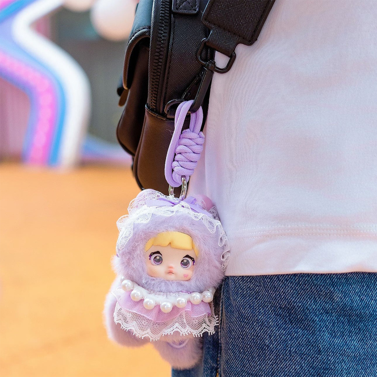Пухнаста фігурка на підвісі POP TOP Hi TOY серії Nommi - Зайченята