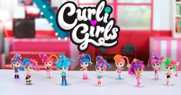 Curligirls - нові ляльки із чарівним волоссям, що обожнюють стильні зачіски. 