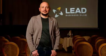 CEO KIDDISVIT Павло Овчинніков на зустрічі LEAD business club
