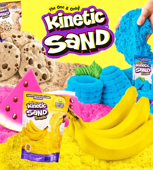 Пісок для дитячої творчості з ароматом - Kinetic Sand Банановий десерт - 71473B_5.jpg - № 5