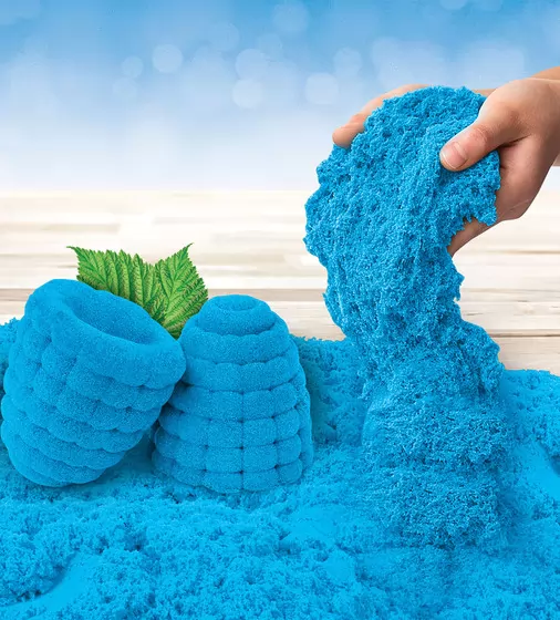 Пісок для дитячої творчості з ароматом - Kinetic Sand Блакитна малина - 71473R_4.jpg - № 4