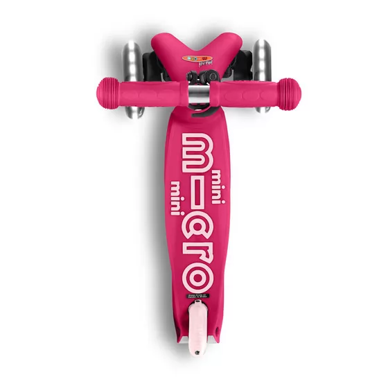 Самокат MICRO серії Mini Deluxe LED" – Рожевий"