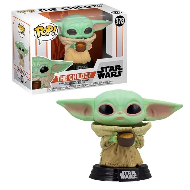 Игровая фигурка Funko Pop! cерии Мандалорец" &shy; Малыш с чашкой"