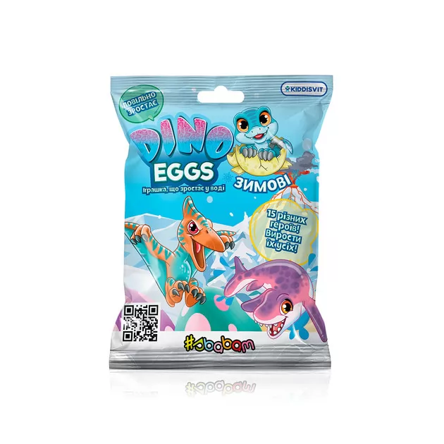 Іграшка, що зростає, в яйці &laquo;Dino Eggs Winter&raquo; - Зимові динозаври