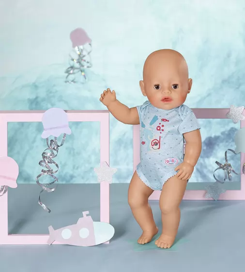Одежда для куклы BABY born - Боди S2 (голубое) - 830130-2_5.jpg - № 5