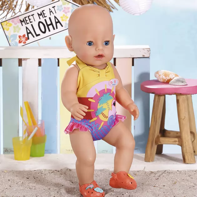 Одежда для куклы BABY born - Праздничный купальник S2 (с уточкой)