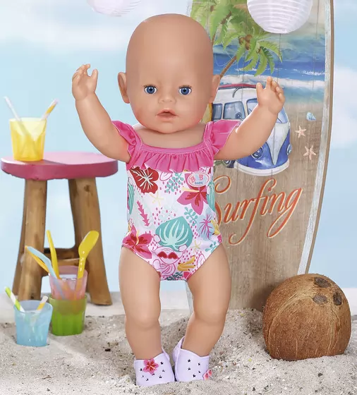 Одежда для куклы BABY born - Праздничный купальник S2 (c зайчиком) - 828281-2_2.jpg - № 2