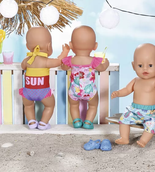 Одежда для куклы BABY born - Праздничный купальник S2 (c зайчиком) - 828281-2_7.jpg - № 7