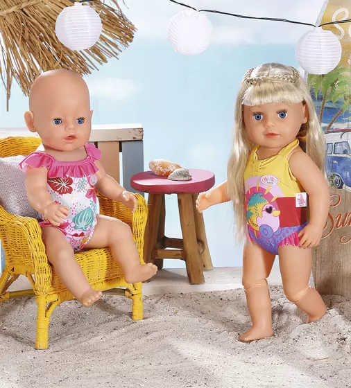 Одяг для ляльки BABY born - Святковий купальник S2 (із зайченям) - 828281-2_4.jpg - № 4