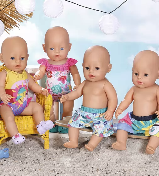 Одежда для куклы BABY born - Праздничный купальник S2 (c зайчиком) - 828281-2_3.jpg - № 3