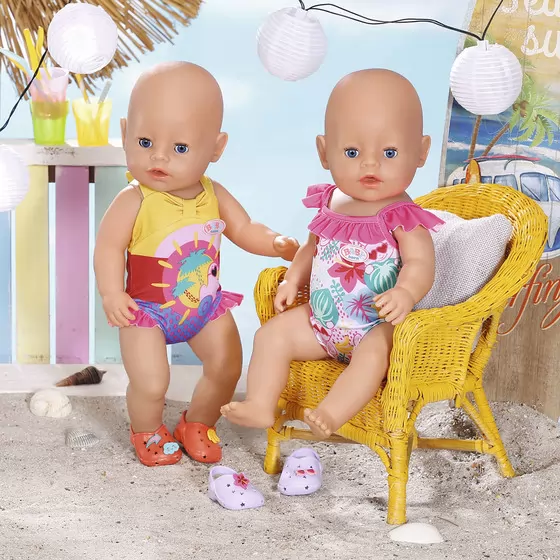 Одежда для куклы BABY born - Праздничный купальник S2 (c зайчиком)