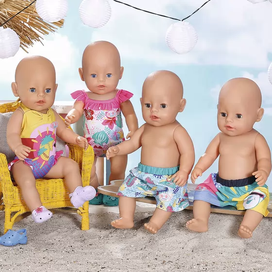Одежда для куклы BABY born - Праздничный купальник S2 (c зайчиком)