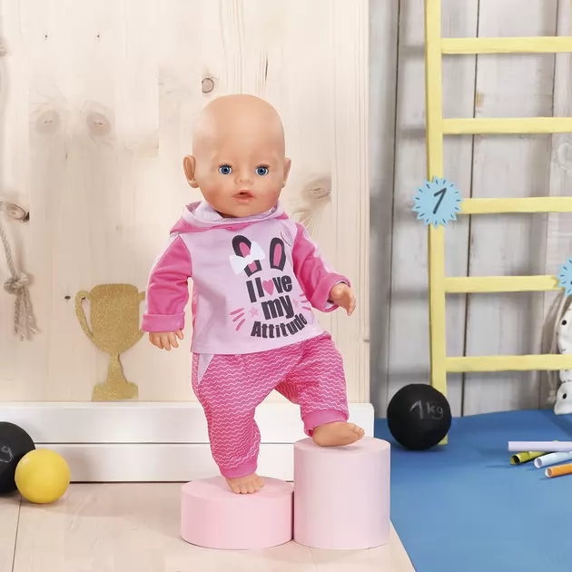Набір одягу для ляльки BABY born - Спортивний костюм (рож.)