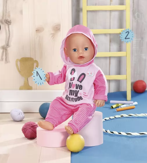 Набор одежды для куклы BABY born - Спортивный костюм (роз.) - 830109-1_4.jpg - № 4