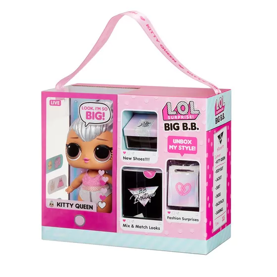 Набор с мега-куклой L.O.L. Surprise! серии Big B.B.Doll" – Королева Китти"