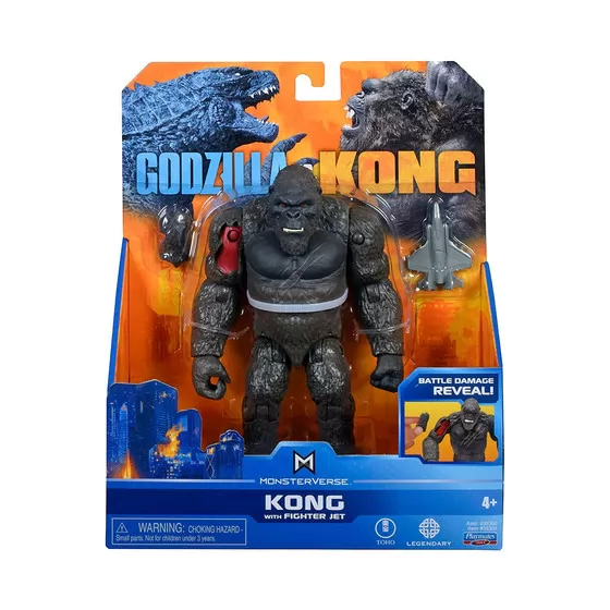 Фигурка Godzilla vs. Kong – Конг с истребителем