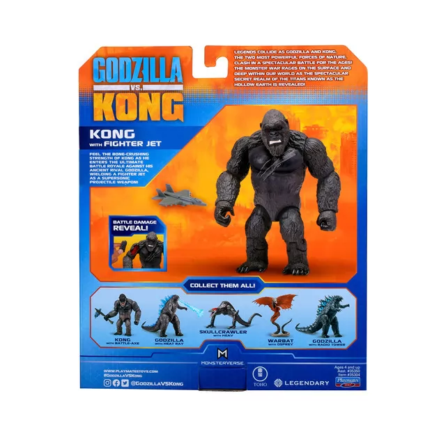 Фігурка Godzilla vs. Kong &ndash; Конг з винищувачем