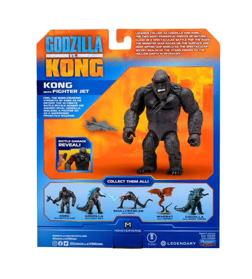 Фигурка Godzilla vs. Kong – Конг с истребителем - 35304_8.jpg - № 8