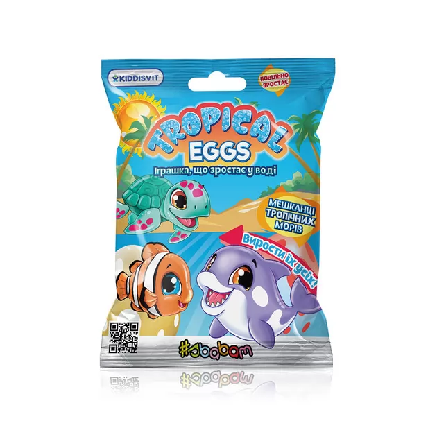 Растущая игрушка в яйце &laquo;Tropical Eggs&raquo; - Жители тропических морей
