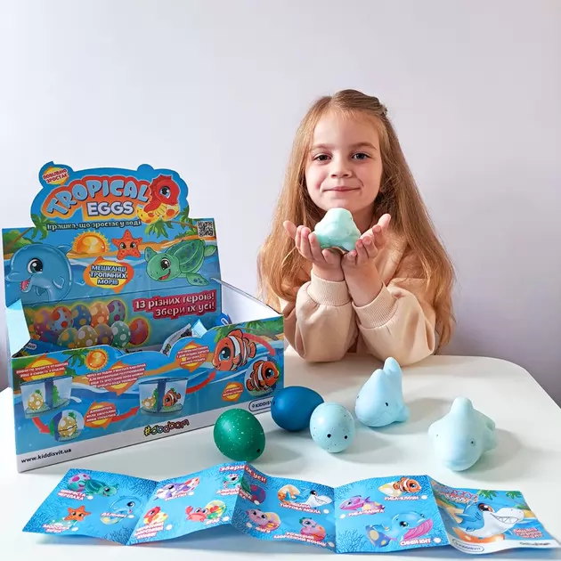 Растущая игрушка в яйце &laquo;Tropical Eggs&raquo; - Жители тропических морей