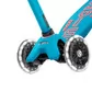 Самокат MICRO  серии Maxi Deluxe LED" &ndash; Аква" - MMD078_7.jpg - № 7