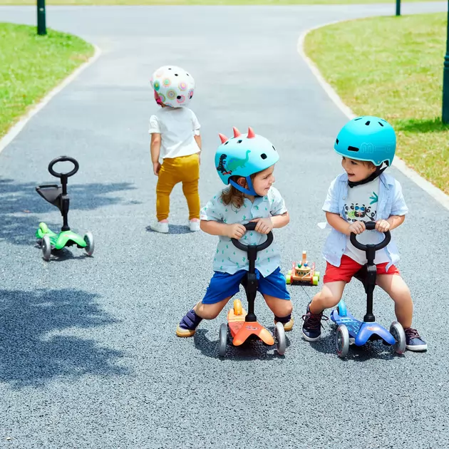 Самокат MICRO серии Mini 3in1 Deluxe" &ndash; Синий"