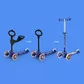 Самокат MICRO серии Mini 3in1 Deluxe" &ndash; Синий" - MMD014_15.jpg - № 15