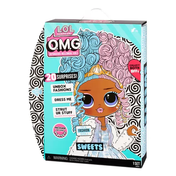 Ігровий набір з лялькою L.O.L. Surprise! серії O.M.G." S4 - Леді-Цукерка"