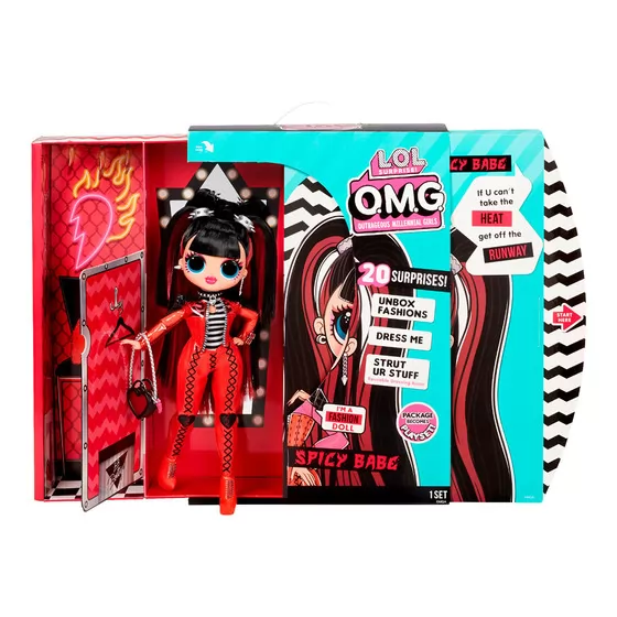 Игровой набор с куклой L.O.L. Surprise! серии O.M.G." S4 – Спайси-Леди"