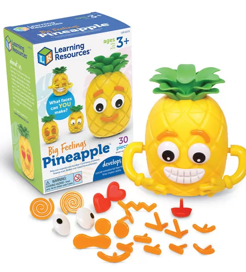 Навчальний ігровий набір LEARNING RESOURCES - Big Feelings Pineapple&trade; (Що відчуває ананас) - LER6373_2.jpg - № 2