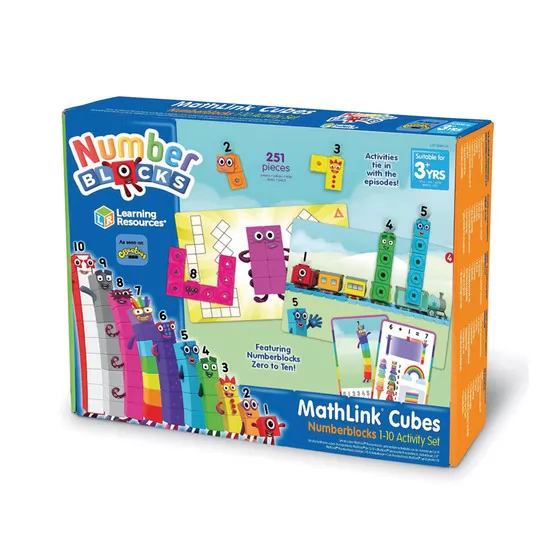 Навчальний ігровий набір LEARNING RESOURCES серії Numberblocks" - Вчимося рахувати Mathlink® Cubes"
