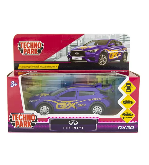 Автомодель GLAMCAR - INFINITI QX30 (фиолетовый) - QX30-12GRL-PUR_9.jpg - № 9