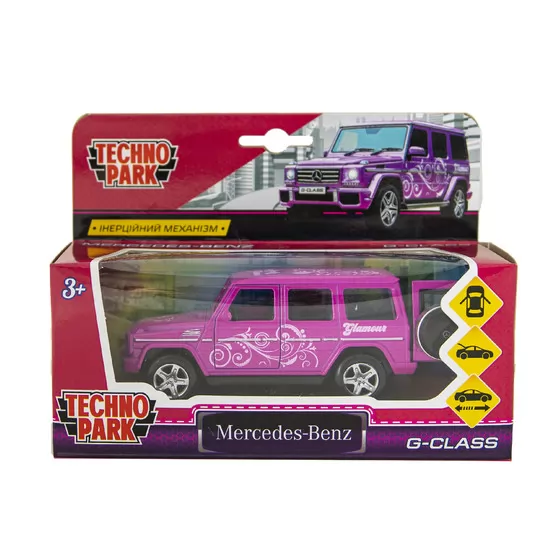 Автомодель GLAMCAR - MERCEDES-BENZ G-CLASS (фіолетовий)