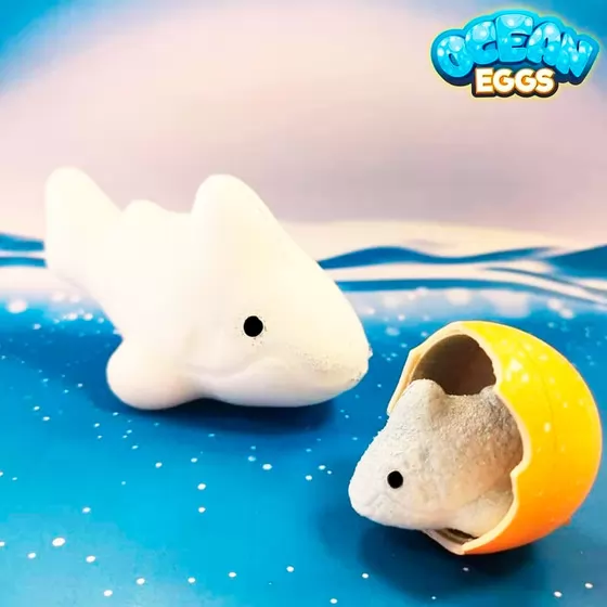 Растущая игрушка в яйце «Ocean Eggs» - Повелители океанов и морей (12 шт., в дисплее)