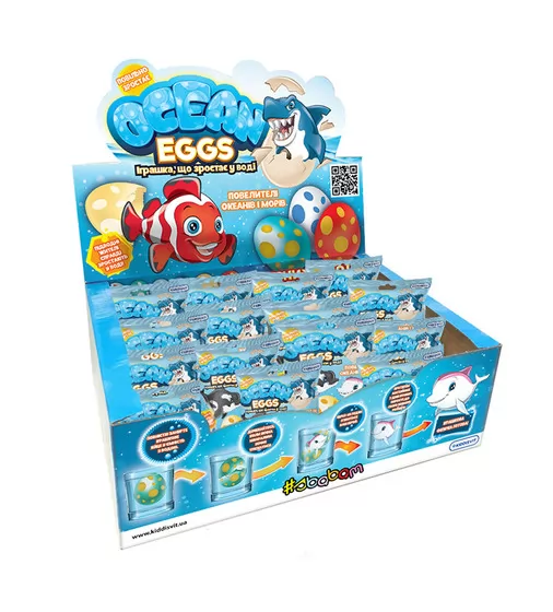 Растущая игрушка в яйце «Ocean Eggs» - Повелители океанов и морей (12 шт., в дисплее) - T001-2019-CDU_1.jpg - № 1