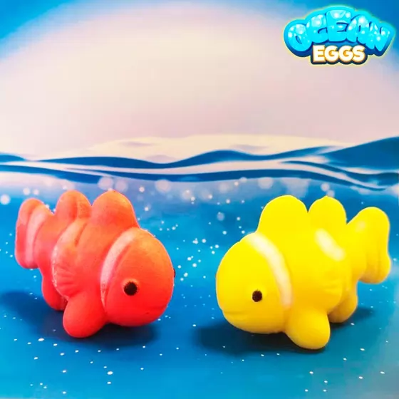 Іграшка, що зростає, в яйці «Ocean Eggs» - Повелителі океанів і морів (12 шт., у дисплеї)