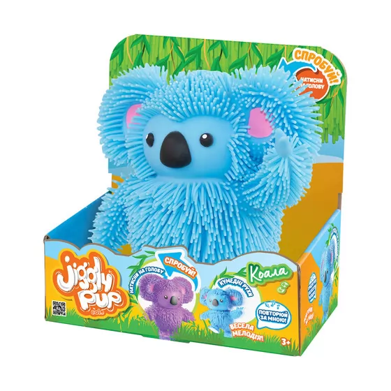 Интерактивная игрушка Jiggly Pup - Зажигательная коала (голубая)