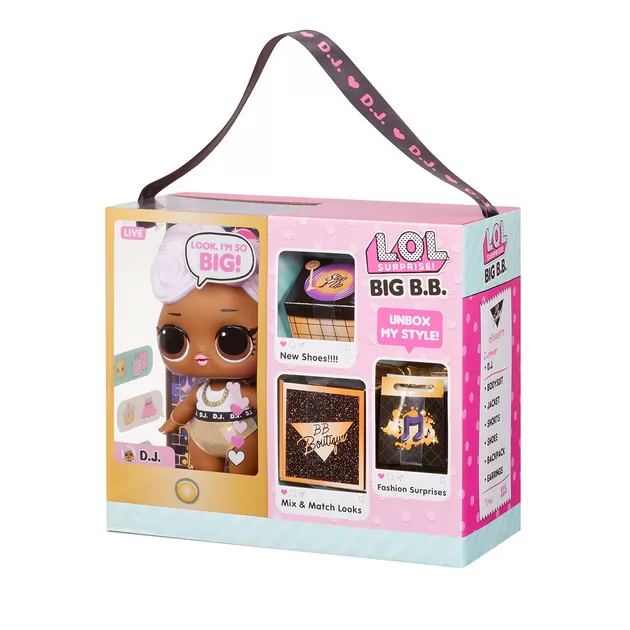 Набір з мега-лялькою L.O.L. Surprise! серії Big B.B.Doll" - Діджей"