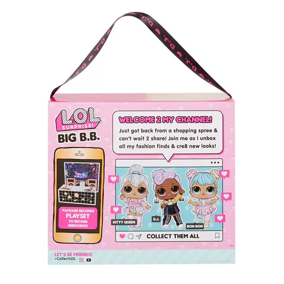 Набор с мега-куклой L.O.L. Surprise! серии Big B.B.Doll"– Диджей"