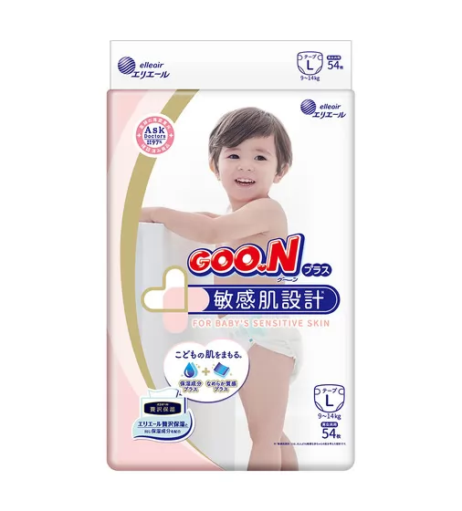 Подгузники Goo.N Plus для детей (L, 9-14 кг) - 843336_1.jpg - № 1