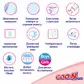 Трусики-підгузки Goo.N Plus для дітей (розмір 3(M), 6-12 кг, 58 шт) - 843339_10.jpg - № 10