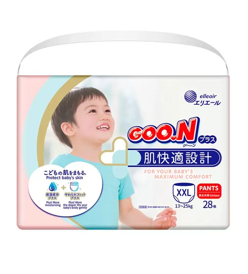 Трусики-підгузки Goo.N Plus для дітей (BigBig (XXL), 13-25 кг) - 843351_1.jpg - № 1