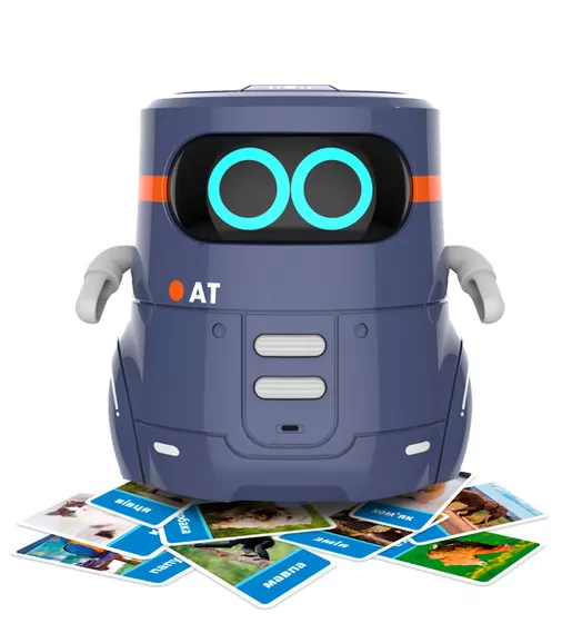 Розумний робот з сенсорним керуванням та навчальними картками - AT-ROBOT 2 (темно-фіолетовий) - AT002-02-UKR_4.jpg - № 4