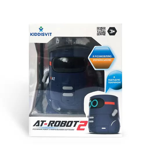 Умный робот с сенсорным управлением и обучающими карточками - AT-ROBOT 2 ( (темно-фиолетовый) - AT002-02-UKR_7.jpg - № 7