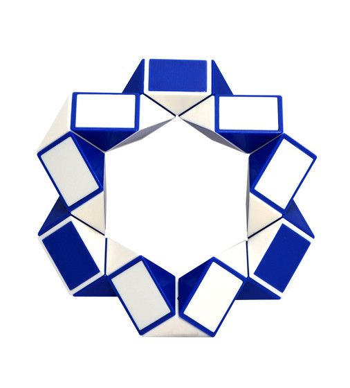 Головоломка Rubik's - Змійка (Біло-Блакитна) - RBL808-1_7.jpg - № 7